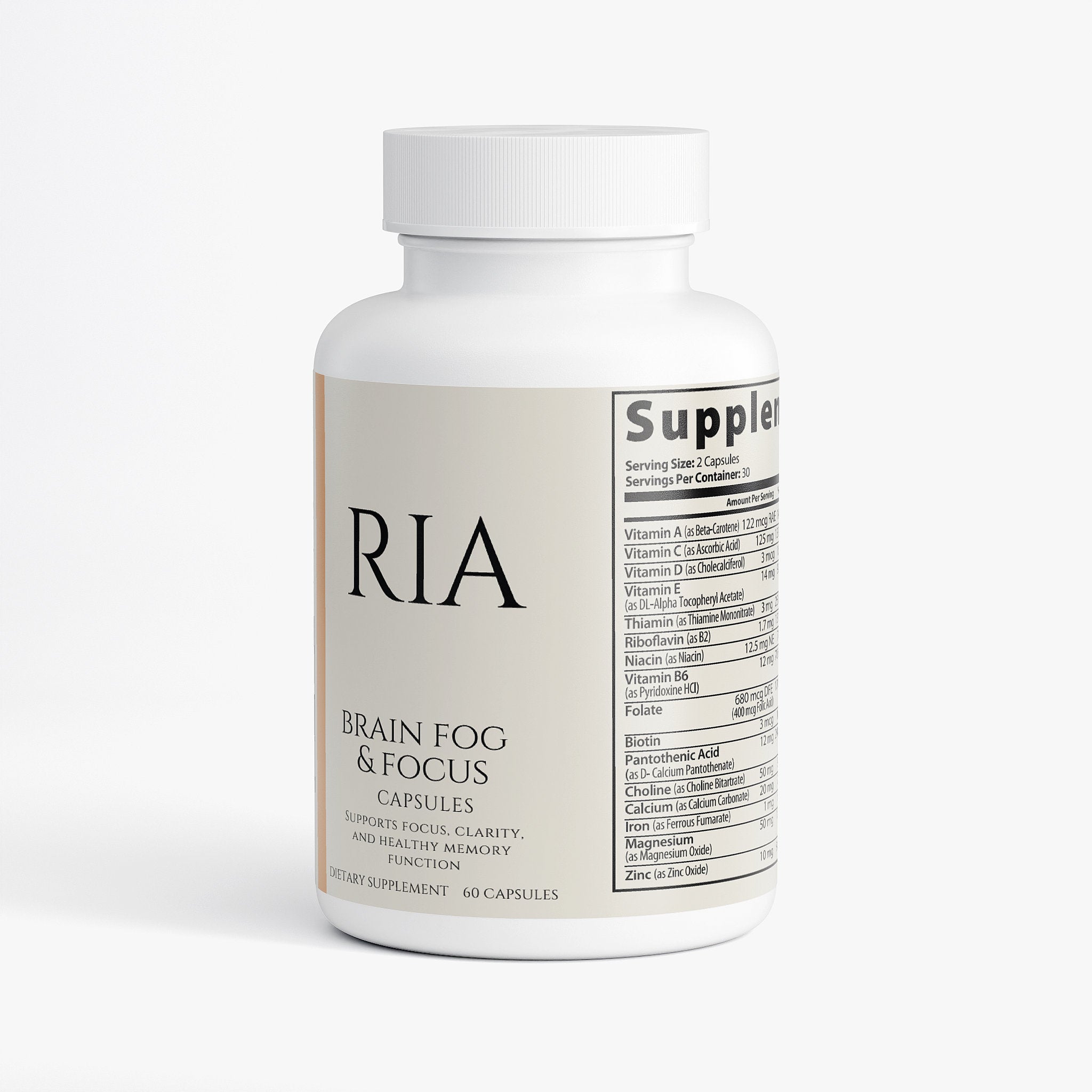 Brain Fog & Focus Formula