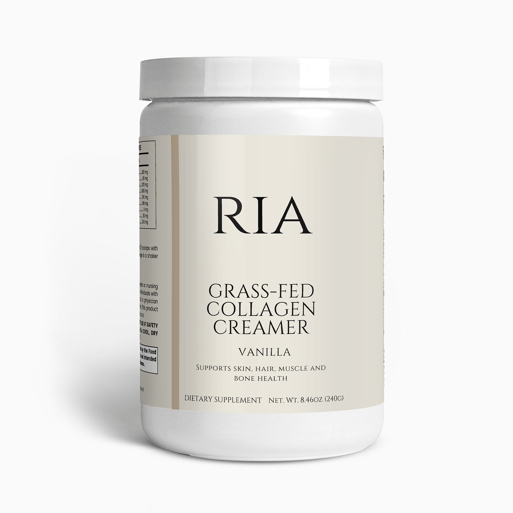 Grass-Fed Collagen Creamer (Vanilla)